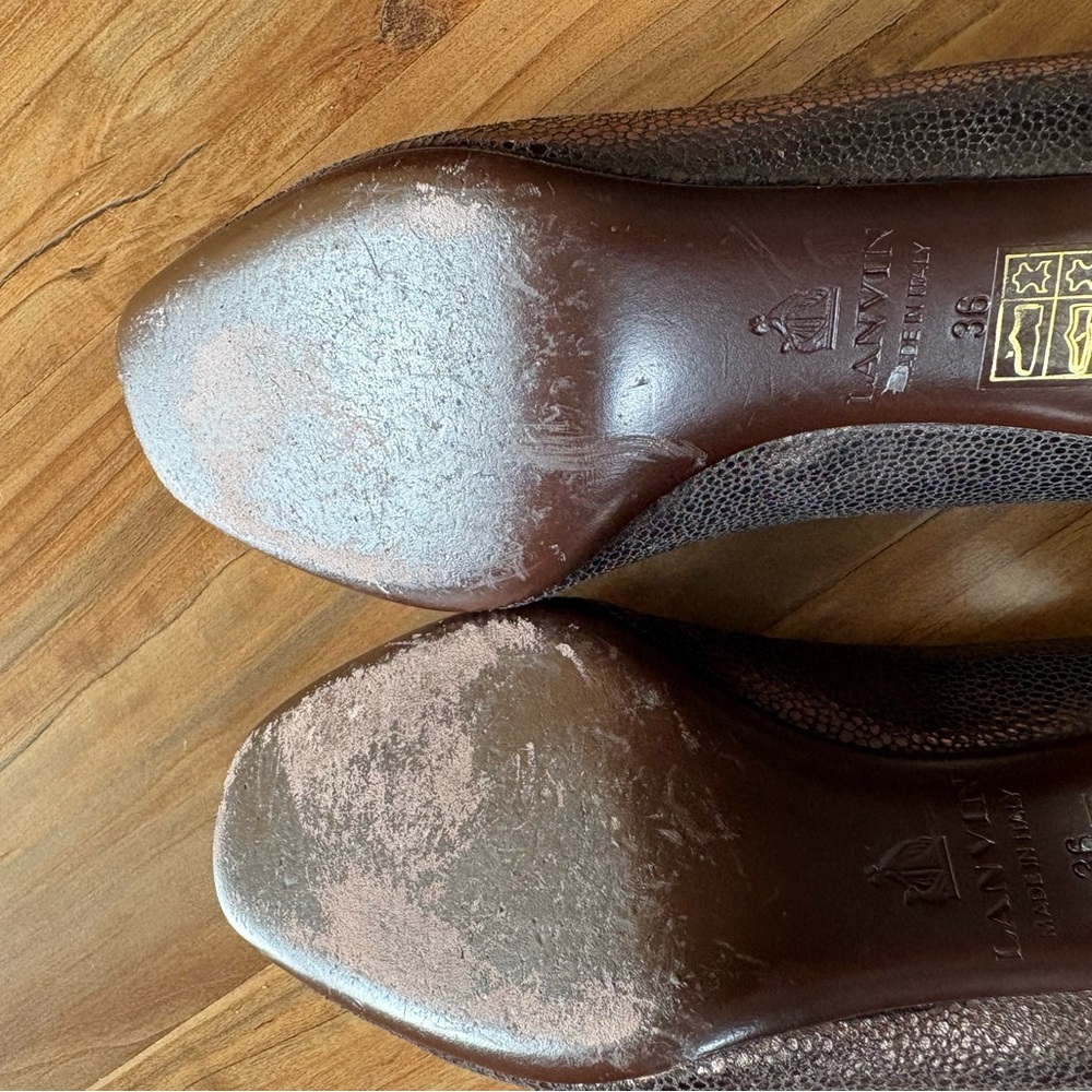 Lanvin Metallic Loafers - Picture 7 of 7